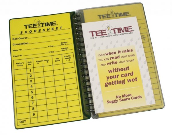 Tee-Time Score Card Wallet